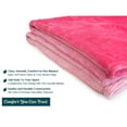 thumbnail image 6 of PAVILIA Flannel Fleece Ombre Throw Blanket for Couch | Soft Cozy Microfiber Couch Gradient Accent Blanket | Warm Lightweight Blanket for Sofa Chair Bed | All Season 50x60 Inches Pink, 6 of 7