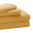 thumbnail image 2 of BNM Egyptian Cotton Bed Sheet Set, Queen, Gold, 2 of 5