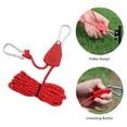 thumbnail image 5 of BYNNIX Reflective Camping Pulley Rope Tie Downs Rope Hangers Adjusted Tent Guide Rope for Kayak Awnings Tents Hiking Outdoors, 5 of 19