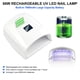 thumbnail image 2 of Lámpara LED UV para uñas NailShow, 66 W, recargable, inalámbrica, 2 of 7