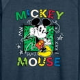 thumbnail image 3 of Disney - Mickey Mouse Cartoon Pop - Women's Lightweight French Terry Long Sleeve Shirt, 3 of 5