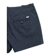 Vineyard Vines Womens Blue Blazer Shorts Everyday Solid Pockets