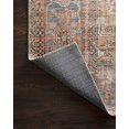 thumbnail image 2 of Loloi Rugs Loren 2'3" x 3'9" Printed Polyester Rug in Terracotta and Blue, 2 of 10