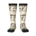 thumbnail image 2 of Picia Women Crew Soft Moisture-wicking Socks Cows On The Farm Pattern Design Cotton Socks, One Size fit All, 2 of 9