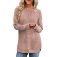 thumbnail image 5 of OALUXE Long Sleeve Shirts for Women Casual Tunic Tops Loose Fit Dressy Lightweight Sweaters, 5 of 7