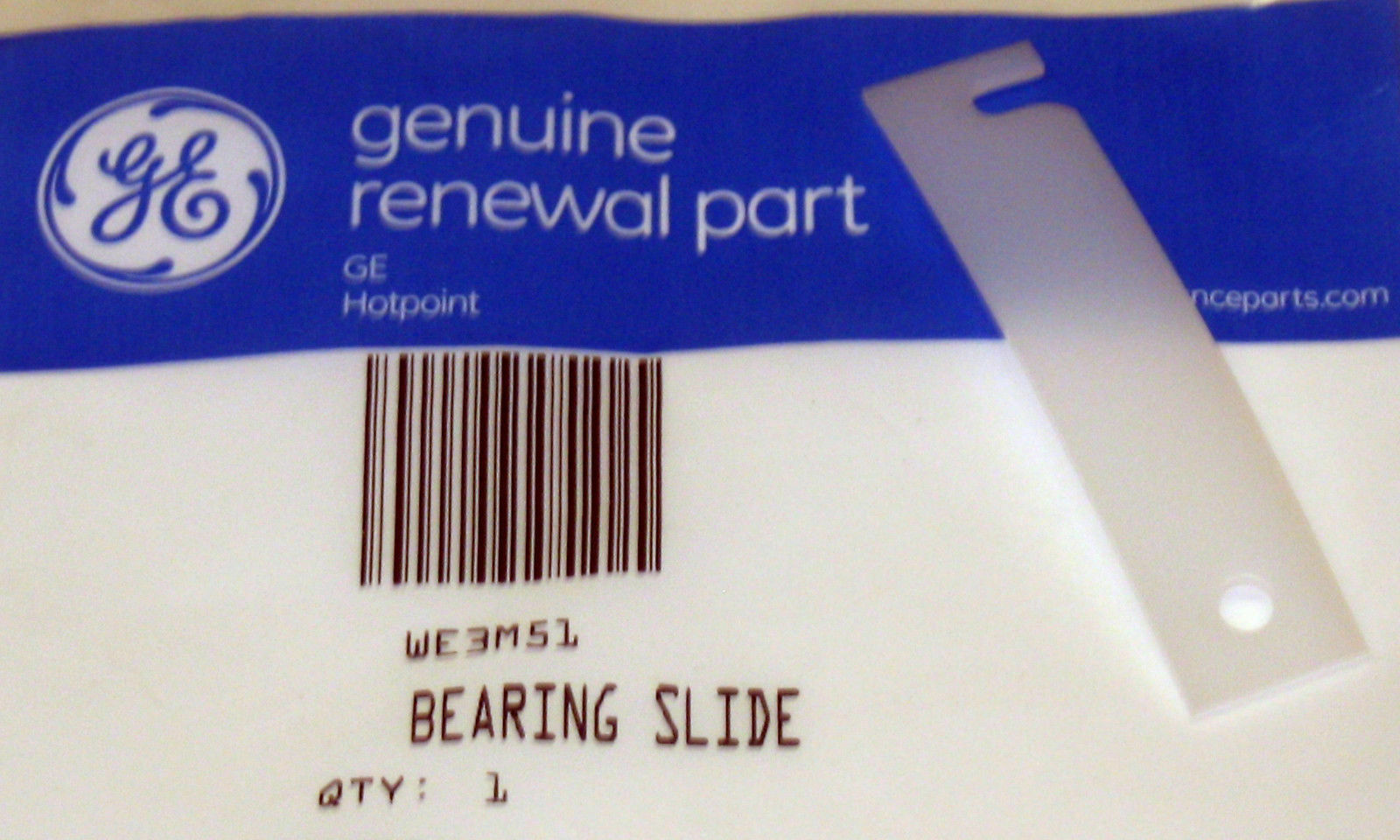 3029563 Dryer Drum Bearing OEM Slide for GE Dryers