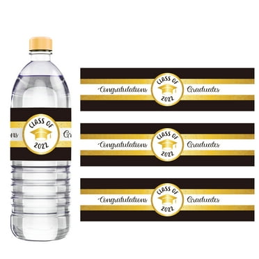 Gold - Tassel Worth The Hassle - Graduation Party Water ...