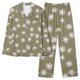 thumbnail image 4 of Puntoco Conjuntos de pijamas cómodos para mujer, pijamas de manga larga y pantalones largos para mujer y hombre, ropa de casa sexy para mujer, 4 of 5