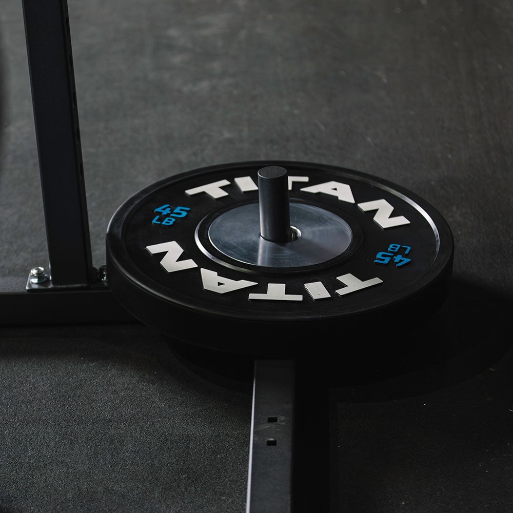 Titan Fitness T-2 Series Tall 83" Black Power Rack, 850 LB Rackable Capacity