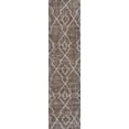 thumbnail image 3 of JONATHAN Y SANTA MONICA 2 x 10 Runner Rug, Carwa Tribal Diamond Trellis - Brown/Beige, SMB128B-210, 3 of 10