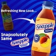 thumbnail image 3 of Snapple Natural Peach, Bottled Tea Drink, 16 fl oz, 6 Bottles, 3 of 14