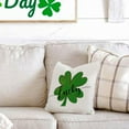 thumbnail image 5 of Buffalo Plaid St Patricks Day Pillow Covers 18x18 Set of 4 Farmhouse St Patricks Day Decor for Home Shamrock Lucky Clover St Patricks Pillows Decorative Throw Pillows St Patricks Day Decorations, 5 of 6