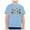 Light Blue, variant on DXOUPM Shirt for Girls Childrens Short Sleeved Sports Leisure Comfortable Soft and Breathable Short Sleeved T Shirt for Boys and Girls Black 160