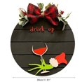 thumbnail image 4 of Yuarrent Guirnalda de puerta delantera Decoraciones de Navidad Colgador de de ladrón de Navidad Guirnalda de lazo de Navidad Decoraciones de Kits de decoración para fiestas Yuarrent HA039355-00, 4 of 6