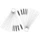 thumbnail image 2 of Carburetor Cleaner Cleaning Brushes Kit, Small Wire Brush - 20 Needles + 10 Brushes, 2 of 5