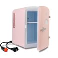 thumbnail image 1 of Koolatron Retro Portable 6-Can Thermoelectric Mini Fridge, 4.2 Quarts, 12V DC/110V AC, for Home, Dorm, Car, Boat, Beverages & More, 1 of 9