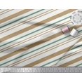 thumbnail image 3 of Soimoi Green Rayon Fabric Diagonal Stripe Print Fabric by the Yard 42 Inch Wide, 3 of 3