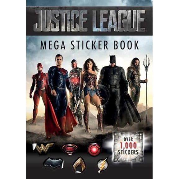 Pre-Owned Justice League Mega Sticker Book, 9781683834113, 1683834119, Paperback, Media tie-in edition