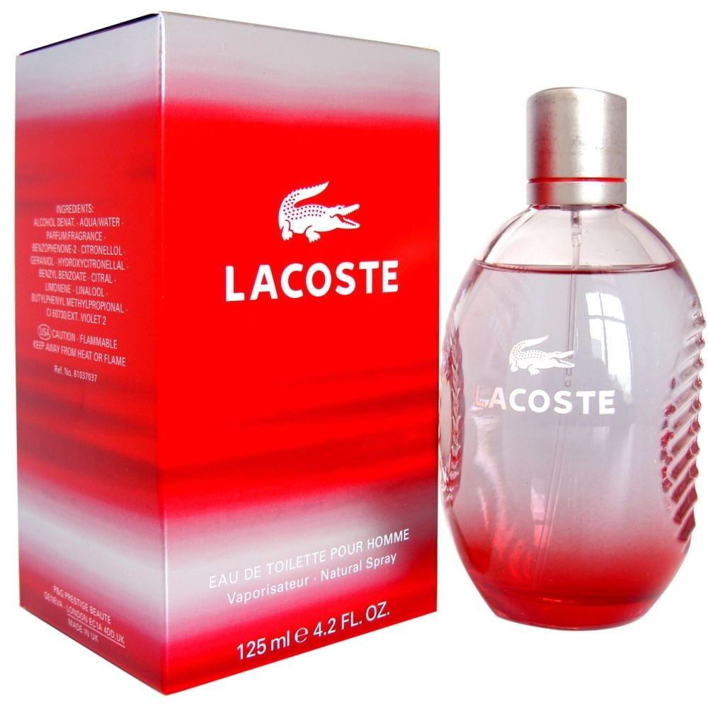 Lacoste Red Eau de Toilette 125 ml Lacoste Red Walmart en linea