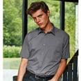 thumbnail image 2 of Premier Mens Short Sleeve Formal Poplin Plain Work Shirt, 2 of 4