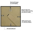 thumbnail image 3 of Americanflat 10x10 Picture Frame with Shatter-Resistant Glass with 8x8 Mat Display Photo Streamline - Black, 3 of 7