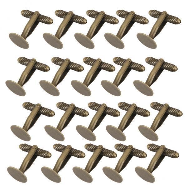 Gemelos de Camisa Sunnimix 20 piezas Bronce antiguo