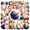 4A, variant on Cartoon Baseball Stickers Stickers, Waterproof Baseball Stickers Sticker for Water Bottle Laptop Phone Cases Planner Skateboard Luggage Helmet Party Favor Decor, Ideal for Adults Teens Teacher Rewards