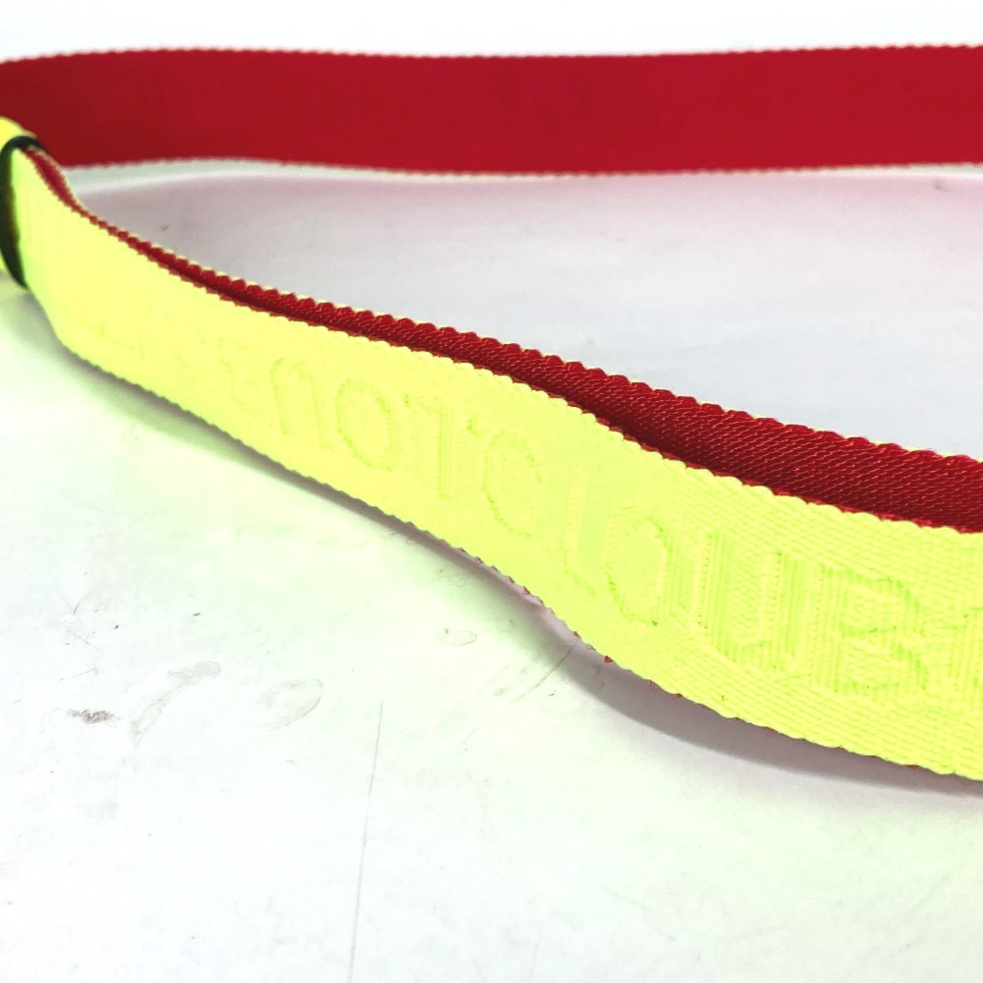 Pre-Owned Christian Louboutin Buckle Belt Canvas Men display picture 3