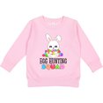 thumbnail image 2 of Inktastic Egg Hunting Squad with Easter Bunny Toddler Sweatshirt, 2 of 4