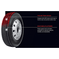 thumbnail image 3 of Set of 2 Tires 295/75R22.5 Yokohama RY617 Steer All position 16 Ply Load H 146/143, 3 of 5