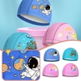 thumbnail image 2 of Bonnet de Bain pour Enfants Impression Mignonne Revêtement PU Protection Féminine Imperméable, 2 of 8
