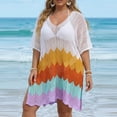 thumbnail image 6 of Wowcloth Women's Sheer V-Neck Loose Fit Casual Dress Cover-Up for Daily Wear, 6 of 6