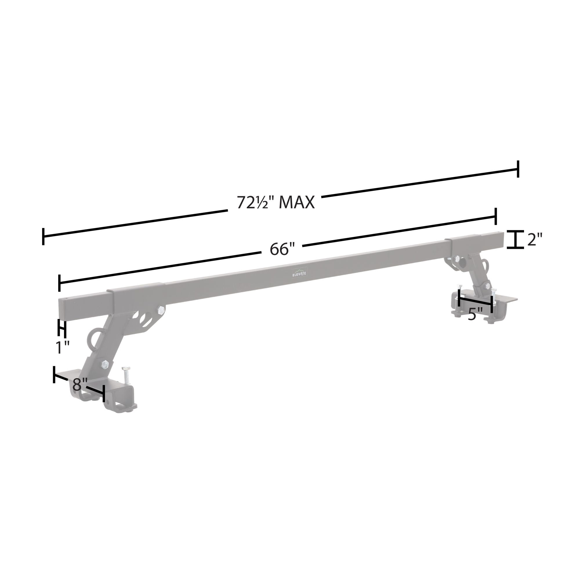 Elevate Outdoor Truck Bed Crossbars