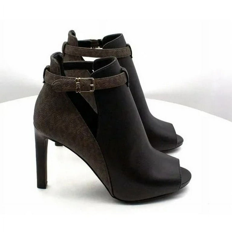 Michael Kors Lawson Open Toe Black Brown 6.5 M Walmart