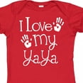 thumbnail image 4 of Inktastic I Love My Yaya Grandchild Boys or Girls Baby Bodysuit, 4 of 5