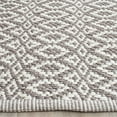 thumbnail image 2 of SAFAVIEH Montauk Corrine Geometric Cotton Area Rug, Ivory/Grey, 2'6" x 4', 2 of 6