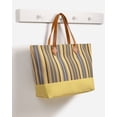 thumbnail image 2 of Yellow Large Leather Tote Bag for Women – Water-Resistant Travel Tote | Gift for Wife, 2 of 16