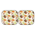 thumbnail image 4 of Picia Thanksgiving Turkey 2 Piece Car Windshield Sun Shade Foldable | Foldable Sun Shield for Front Window Blocks UV Rays and Keeps Your Vehicle Cool-Small, 4 of 7