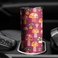 thumbnail image 3 of 20oz Colorful Spotted Mushroom Red Pattern Skinny Tumblers Stainless Steel Tumbler with Lid and Straw,Vacuum Insulated Double Wall Travel Tumbler Cups with Cleaning Brush for Coffee,Tea, 3 of 6