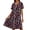 Multicolor 3, variant on Nightdress for Women Zipper Floral Print Short Sleeve Lightweight House Dress Soft Zip Up Nightgowns Womens Pajama Dress Housecoat with Pockets