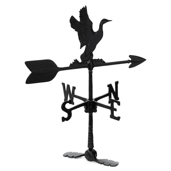 Klassen Bronze Girouette en Aluminium Canard, Noir
