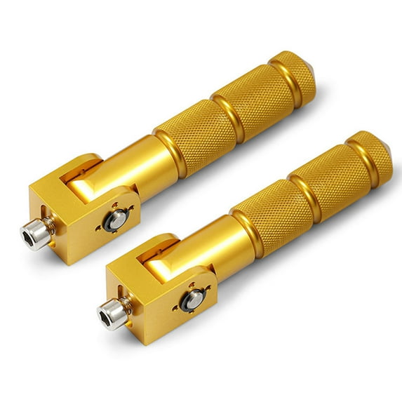 1 Pair Motorcycle Pedals Footpeg Foot Rest 8mm Universal Folding Pedals Scooter Modified Accessories