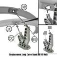 thumbnail image 4 of Replacement Parts for Hot-Wheels Colossal Crash Track Set - GFH87 ~ Die-Cast Cars Playset ~ Replacement Long Curve Stand BB ~ CC, 4 of 6