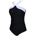 thumbnail image 4 of Women's Swimsuits One Piece Tummy Control Front Cross Backless Swimsuit Bathing Suit, 4 of 5