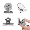 thumbnail image 4 of Juego De 10 Clips Magnéticos Para Refrigerador, Clips Magnéticos Fuertes, Abrazaderas De Carpeta Grandes De Acero Inoxidable, Abrazaderas De Papel, Imanes De Pizarra, Clips Para Refrigerador, Archivo Vogacara TO001963-00, 4 of 6