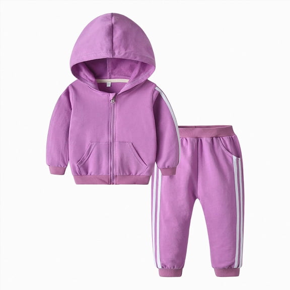 Gibobby Toddler & Kids Boy Winter Clothes Fall Winter Casual Kids Fall Outfits Sweatshirts Pants Set 2T 3T 4T 5T 6T 7T Boys Outfits(18-24 Months,Purple)