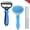 Blue, variant on Pet Grooming Rake, Deshedding Tool for Dogs and Cats, Self-Cleaning Dematting Pin Slicker Brush Comb, 3 Pack