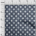 thumbnail image 1 of oneOone Cotton Cambric Coin Gray Fabric Leaves & Geometric Fabric For Sewing Printed Craft Fabric By The Yard 56 Inch Wide, 1 of 4