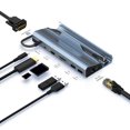 thumbnail image 1 of Estación de acoplamiento PD3.0 USB Game Holder Base 4K para Steam Deck (gris V254-8 en 1), 1 of 5