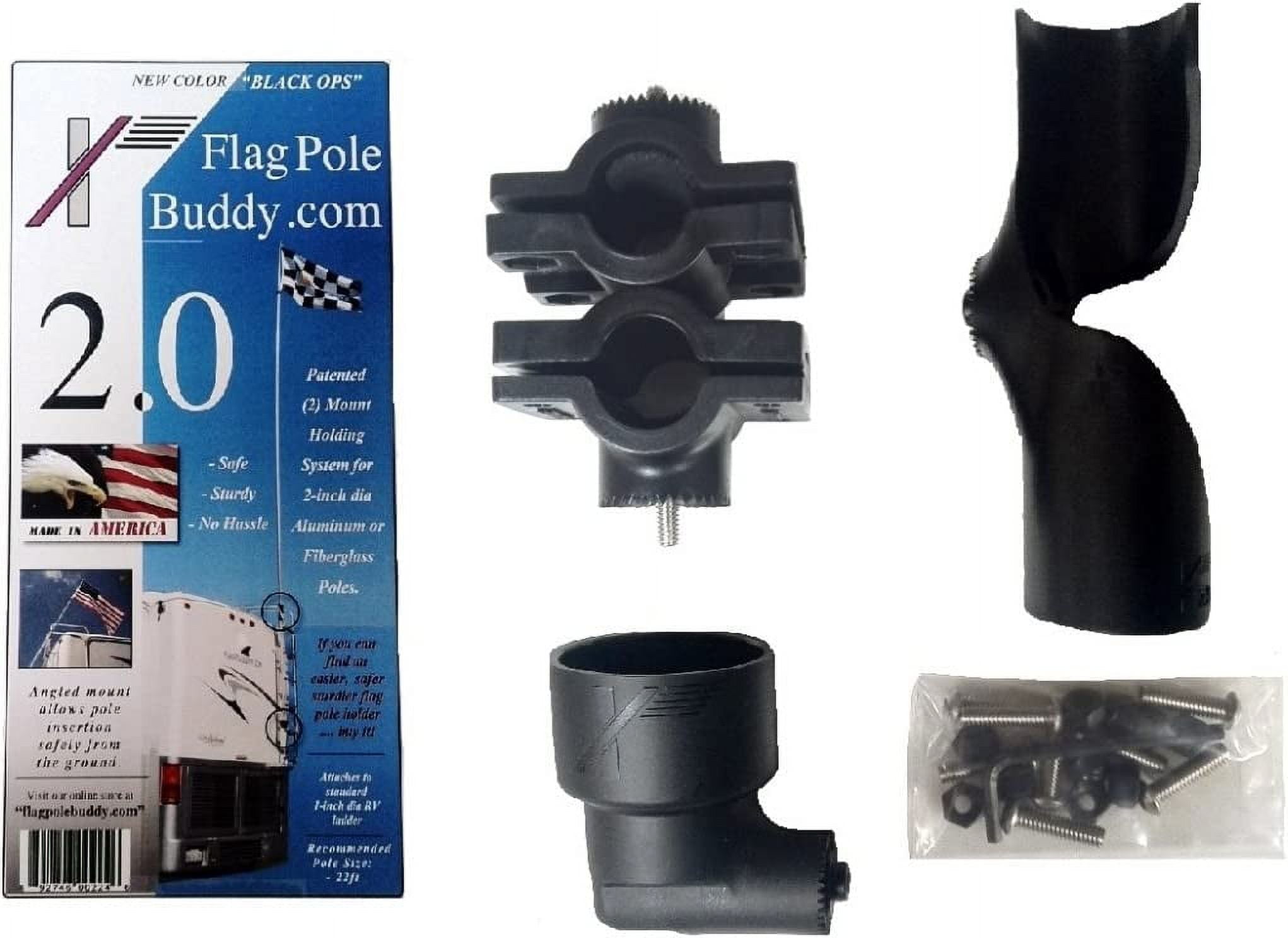 rv flag pole kit motorhome flag kit by flagpole buddy 22 feet